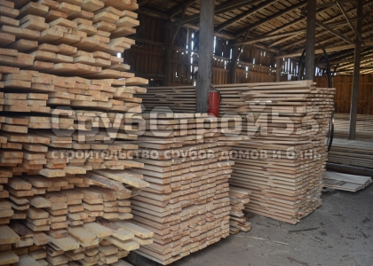 Обрезная доска, заготовка на полы 28 мм.