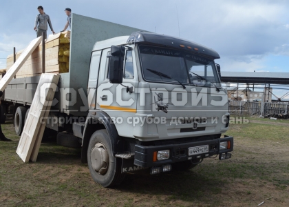 Погрузка домов и бань